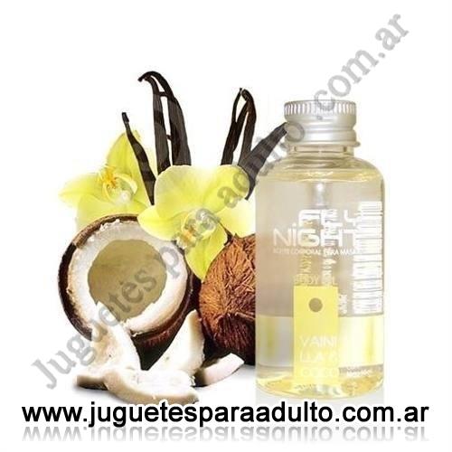 Aceites y lubricantes, Aceites y geles masajes, Aceite Para Masajes Vainilla Y Coco 100ml